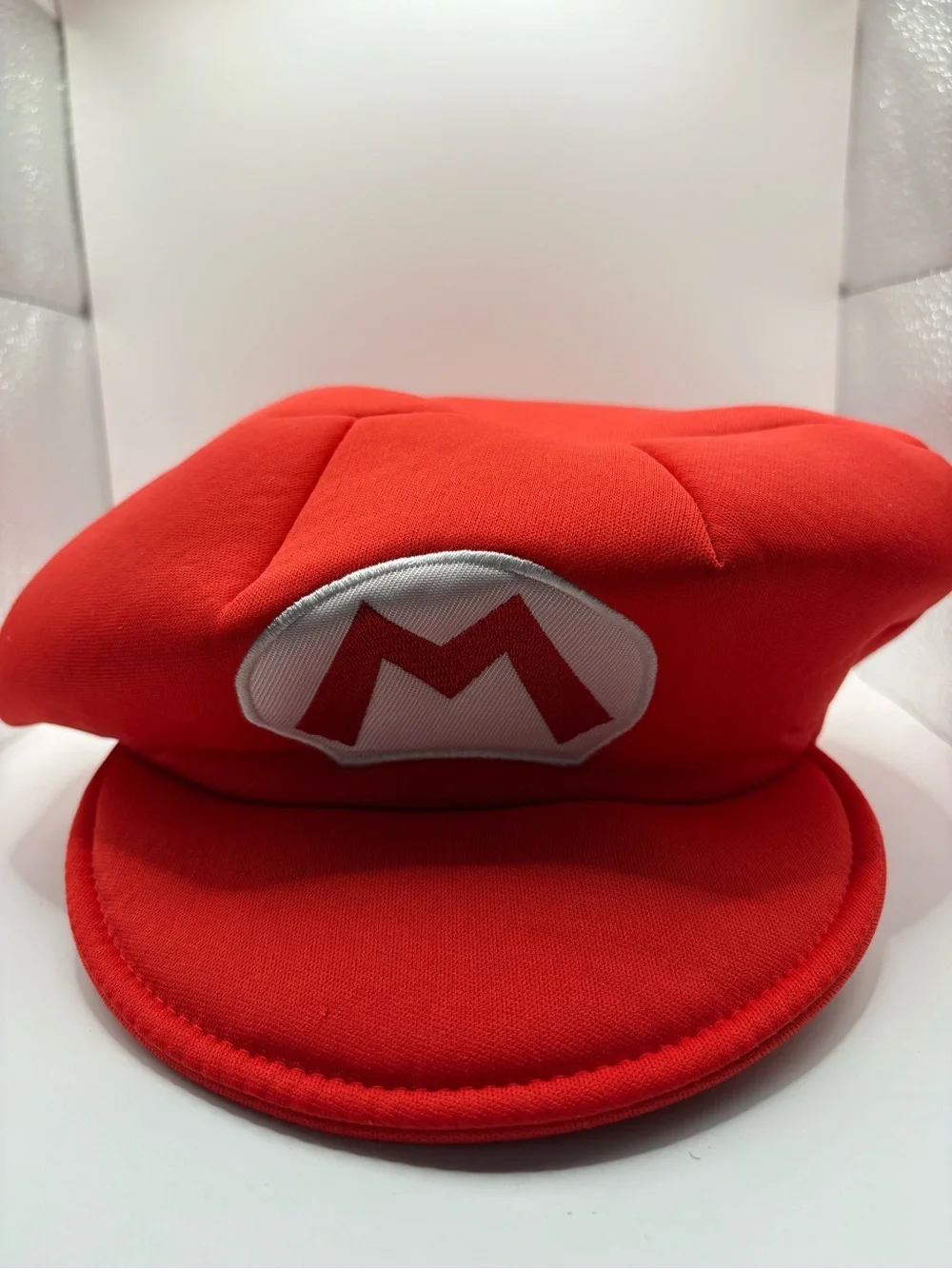 Super Mario Red Costume Hat Foam Mario Cap Nintendo Cosplay Adult One Size
